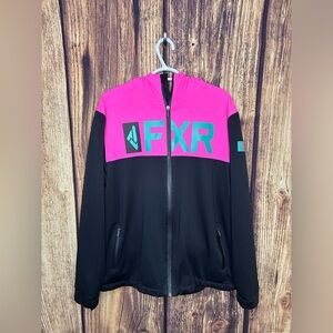 FXR Helium Dual-Lam Jacket Black and Pink